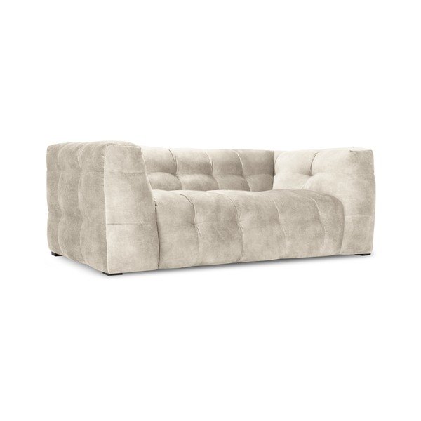 Бежов кадифен диван , 208 см Vesta - Windsor & Co Sofas-image-3