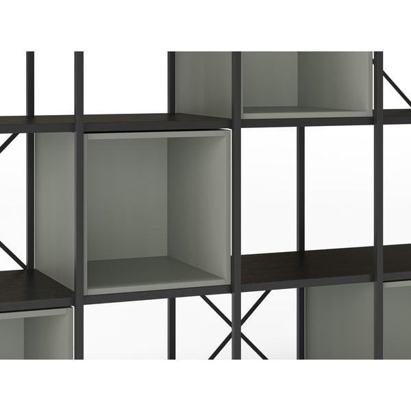 Зелено-черна библиотека 140x179 cm Anya – Marckeric-image-4