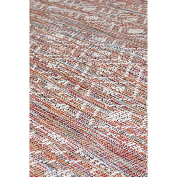 Червен и бежов килим на открито , 200 x 290 cm Sunset - Flair Rugs-image-2