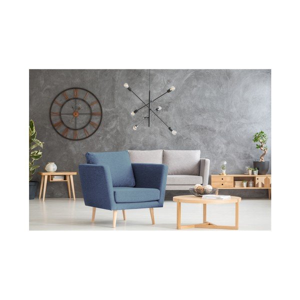 Modré křeslo Mazzini Sofas Cactus-image-4