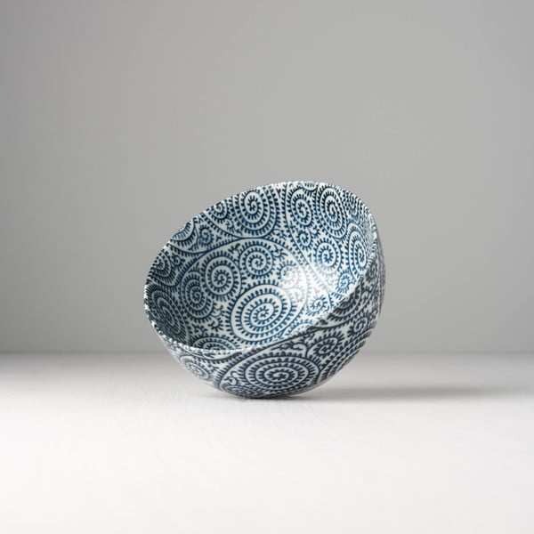 Modro-bílá keramická miska Made In Japan Blue Scroll, ⌀ 13,5 cm
