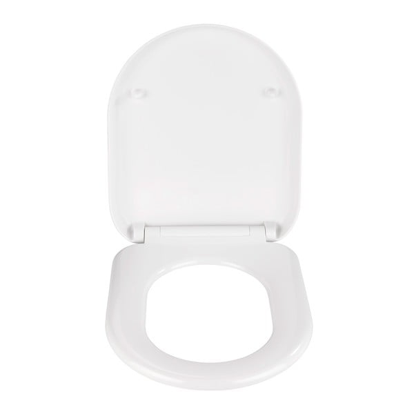 Бяла тоалетна седалка с лесно затваряне , 44 x 37 cm Santana - Wenko-image-2