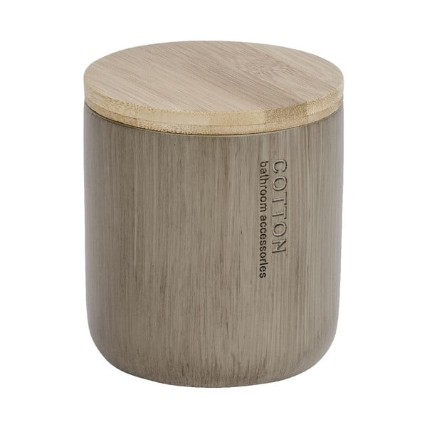 Кутия с бамбуков капак за памучни тампони Palo - Wenko