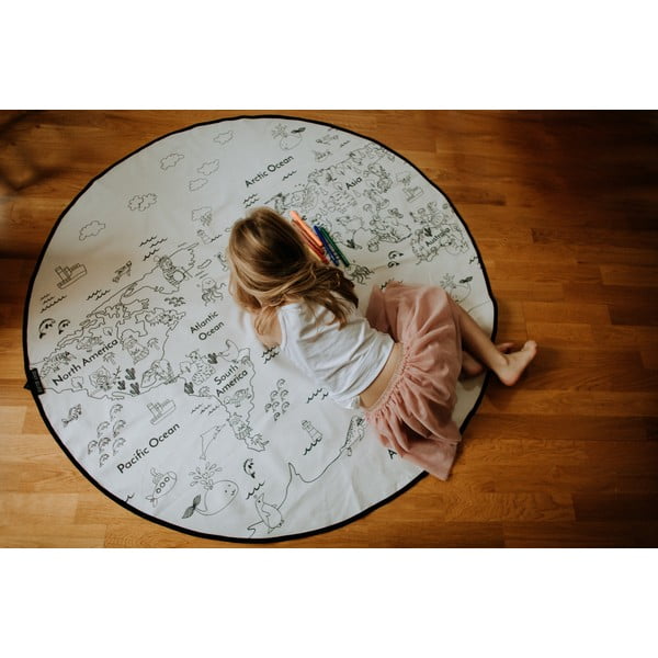 Детски килим за оцветяване , ø 130 cm Colouring World - Butter Kings-image-4