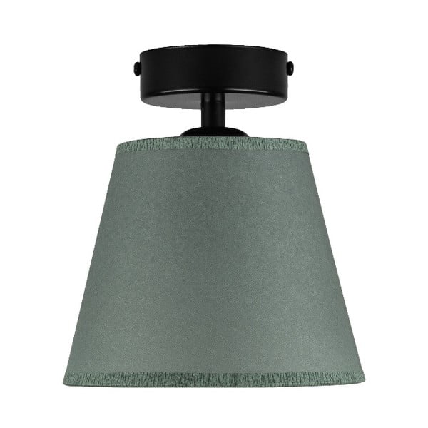 Маслиненозелена лампа за таван IRO Parchment, ⌀ 16 cm - Sotto Luce