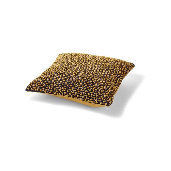 Възглавница Нейтън, 45x45 cm, горчица - Dutch Décor-image-2