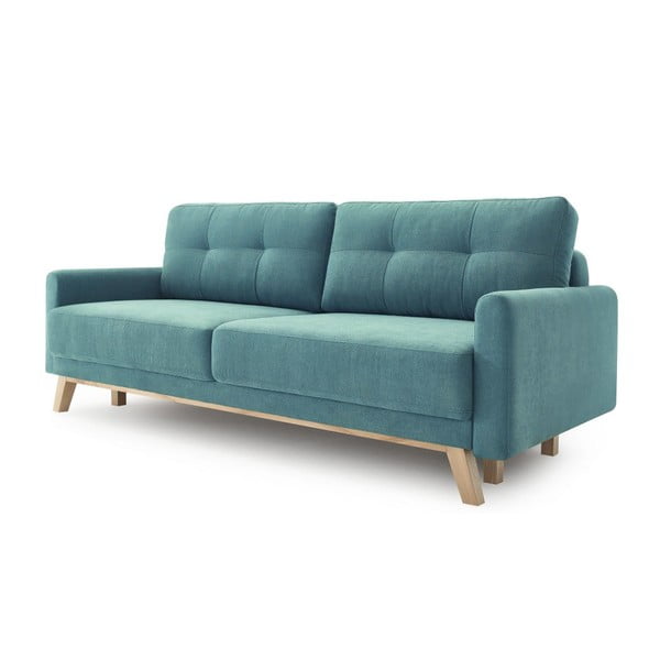 Тюркоазен разтегателен диван Balio - Bobochic Paris-image-2