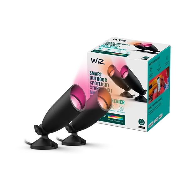 LED smart външно осветително тяло 5 W Ground Spot Starter Kit – WiZ