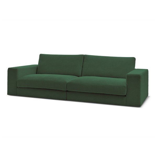 Тъмнозелен диван от рипсено кадифе 274 cm Leonard – Bobochic Paris-image-3