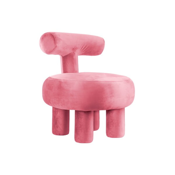 Розово кадифено кресло Abrazo – Leitmotiv