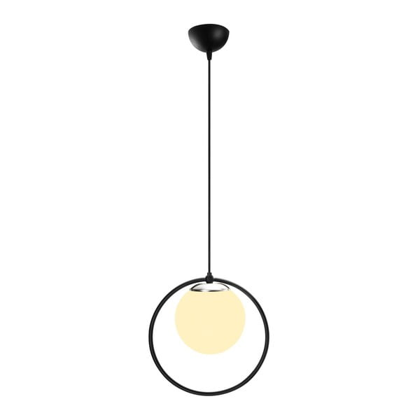 Черно метално висящо осветително тяло Opviq lights Vivi - Opviq lights-image-2