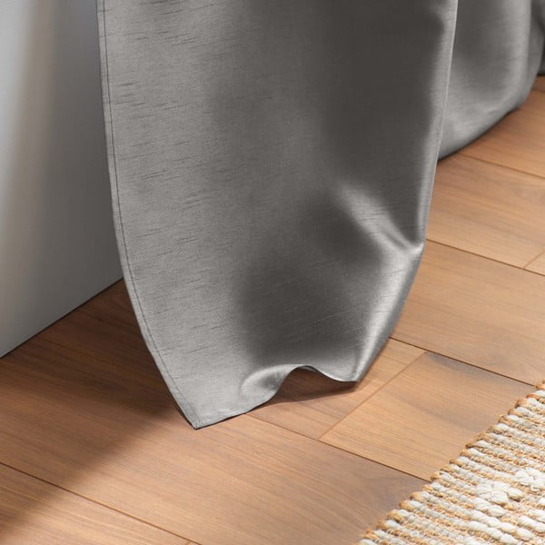 Тъмносива сатенена завеса 140x240 cm Shana – douceur d'intérieur-image-4