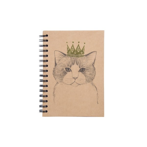 Spirálový zápisník Tri-Coastal Design Queen Cat