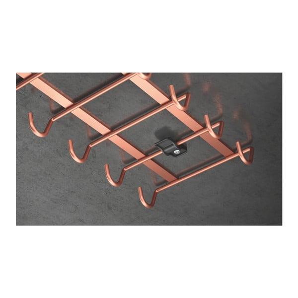 Висяща поставка за чаши в меден цвят - Metaltex-image-2