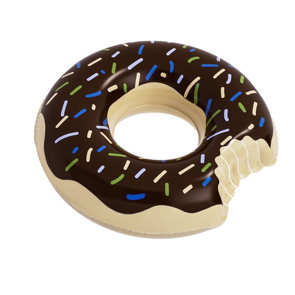 Nafukovací kruh ve tvaru donutu Chocolate