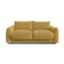 Жълт сгъваем диван 214 cm Ernest – Bobochic Paris
