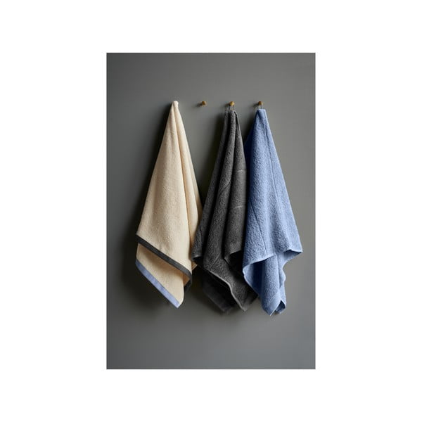 Тъмносива памучна кърпа от тери 50x100 cm Line – Södahl-image-1