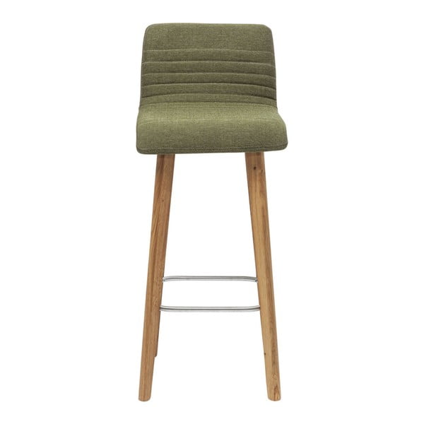 Olivově zelená barová židle Kare Design Lara
