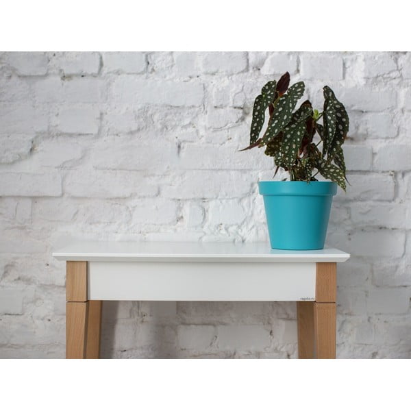 Бяла конзолна маса , ширина 65 cm Mimo - Ragaba-image-4