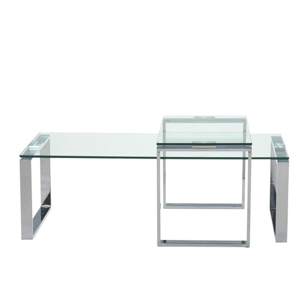 Масички за кафе в сребристо в комплект от 2 Katrine - Actona-image-3