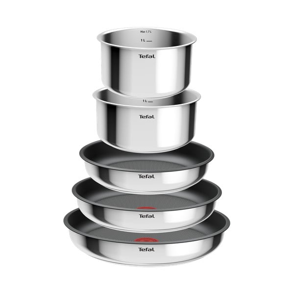Алуминиев комплект съдове 6 бр. INGENIO Cook Eat L881S604 – Tefal-image-2