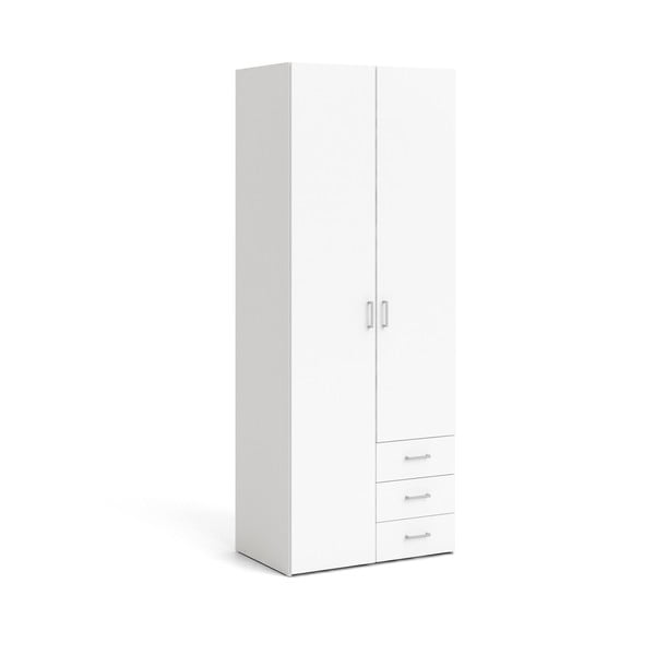 Бял гардероб 78x200 cm Space – Tvilum-image-2