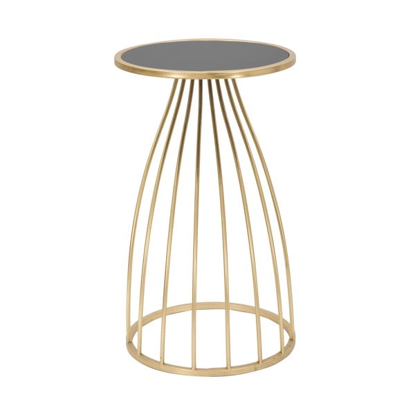 Кръгла странична маса със стъклен плот ø 35 cm Flush - Mauro Ferretti-image-3