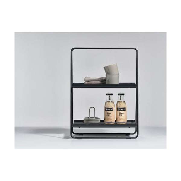 Черен метален рафт 43x58 cm A-Table - Zone-image-1