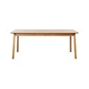 Сгъваема маса за хранене с дъбов плот 95x190 cm Bari - Unique Furniture
