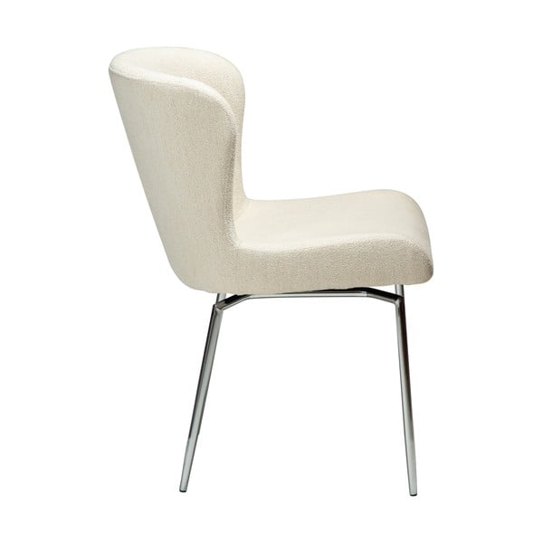 Кремав тапициран трапезен стол Glam – DAN-FORM Denmark-image-1