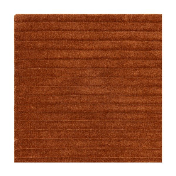 Теракотен ръчно изработен вълнен килим 120x170 cm – Asiatic Carpets-image-4