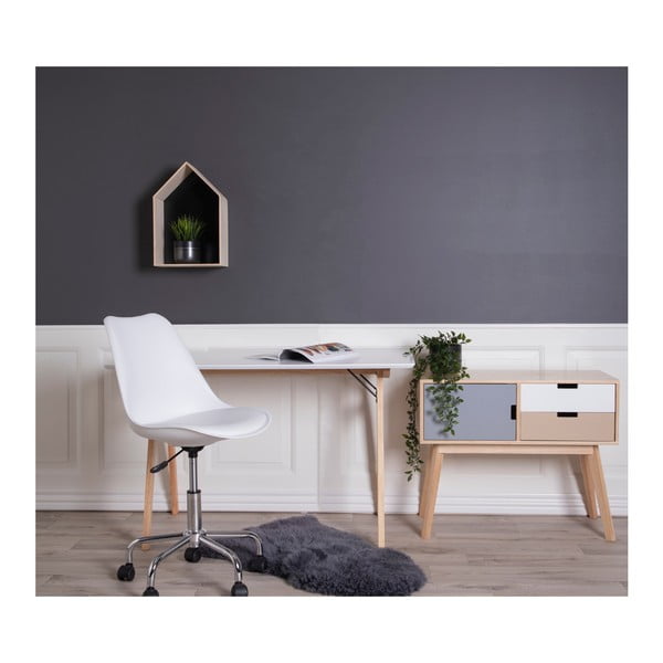 Бял офис стол Stavanger - House Nordic-image-4