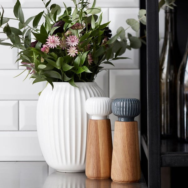 Ваза от бял камък Hammershoi, ⌀ 16,5 cm Hammershøi - Kähler Design-image-2