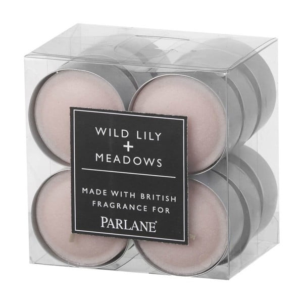 Комплект от 12 чаени свещички Wild Lily & Meadows - Parlane