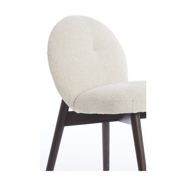 Кремави тапицирани трапезни столове в комплект 2 бр. Sinosa – Light & Living-image-2