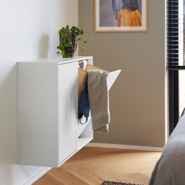 Бял стенен кош за пране Laundry Box – ReCollector-image-3