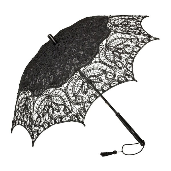 Чадър от черна дантела Vivienne, ø 75 cm - Von Lilienfeld