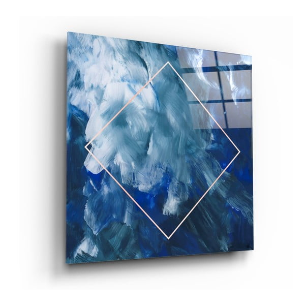 Картина върху стъкло , 60 x 60 cm Pouring Clouds - Insigne