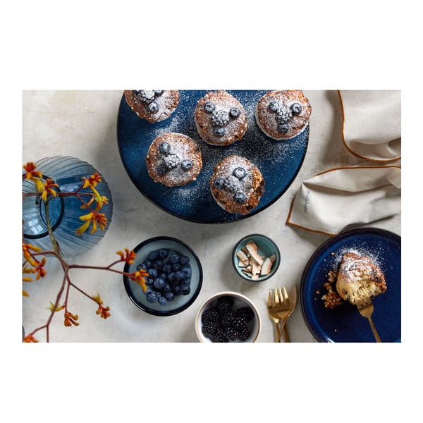 Керамичен поднос за торта Gastro Dark Blue – Bitz-image-4