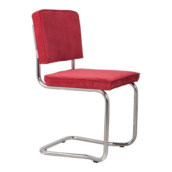 Комплект от 2 червени стола Ridge Kink Rib - Zuiver