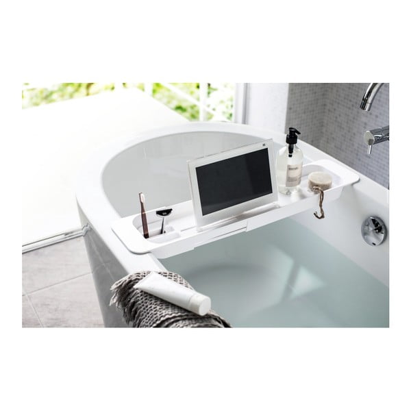 Бял регулируем рафт за вана Tower - YAMAZAKI-image-2