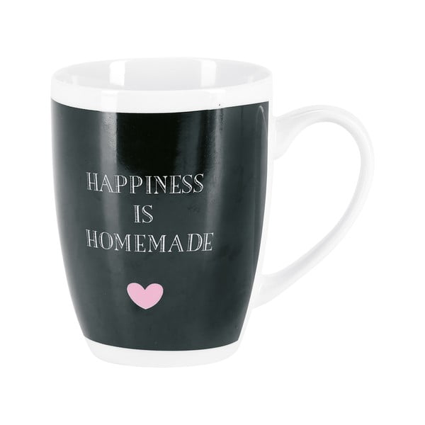 Черна керамична чаша Happiness Is Homemade - Miss Étoile