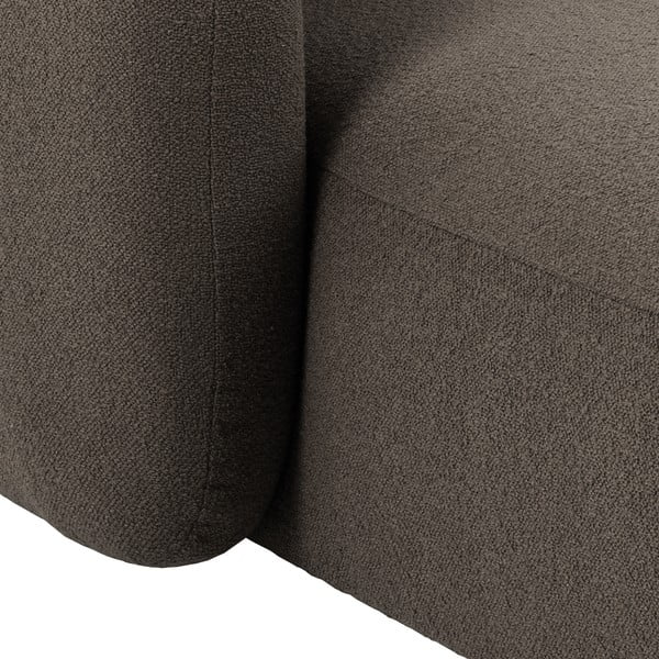 Сиво-кафяв ъглов диван от плат букле (десен ъгъл) Imola – Bonami Selection-image-4