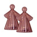 Светлинни декорации в цвят бордо в комплект от 2 бр. ø 6,5 cm Alberte - Sirius