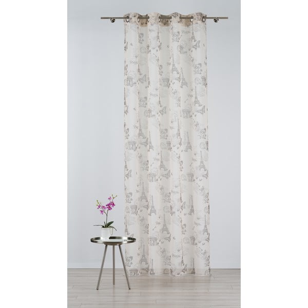 Бежова завеса 140x245 cm Defence – Mendola Fabrics-image-2