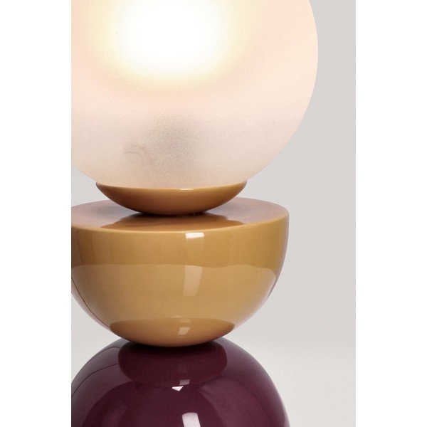 Метална настолна лампа със стъклен абажур (височина 33 cm) Malton – Bizzotto-image-4