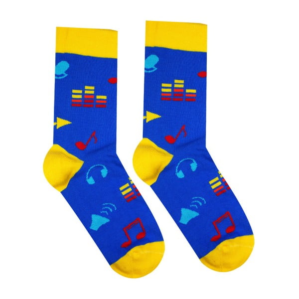 Памучни чорапи Музикант, размер 43-46 - HestySocks