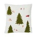 Декоративна възглавница с коледен мотив от букле 45x45 cm Christmas Tree – Catherine Lansfield