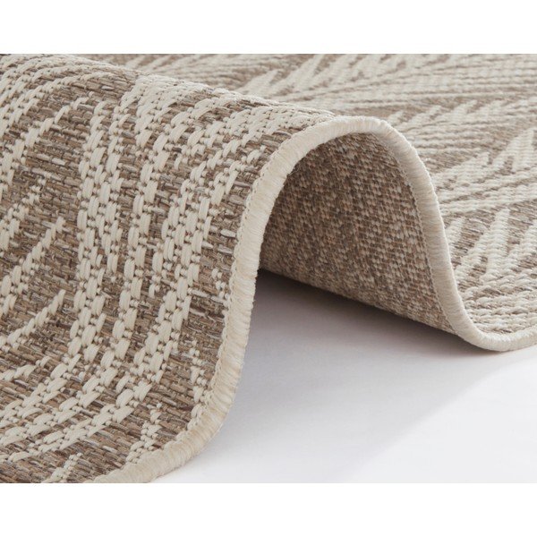 Кафяв и бежов килим на открито , 200 x 290 cm Pella - NORTHRUGS-image-3