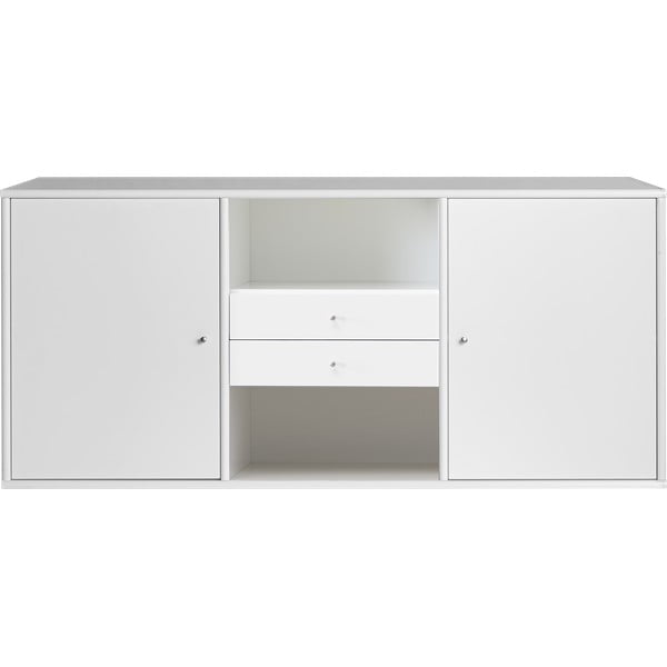 Бял нисък скрин 133x61 cm Mistral - Hammel Furniture